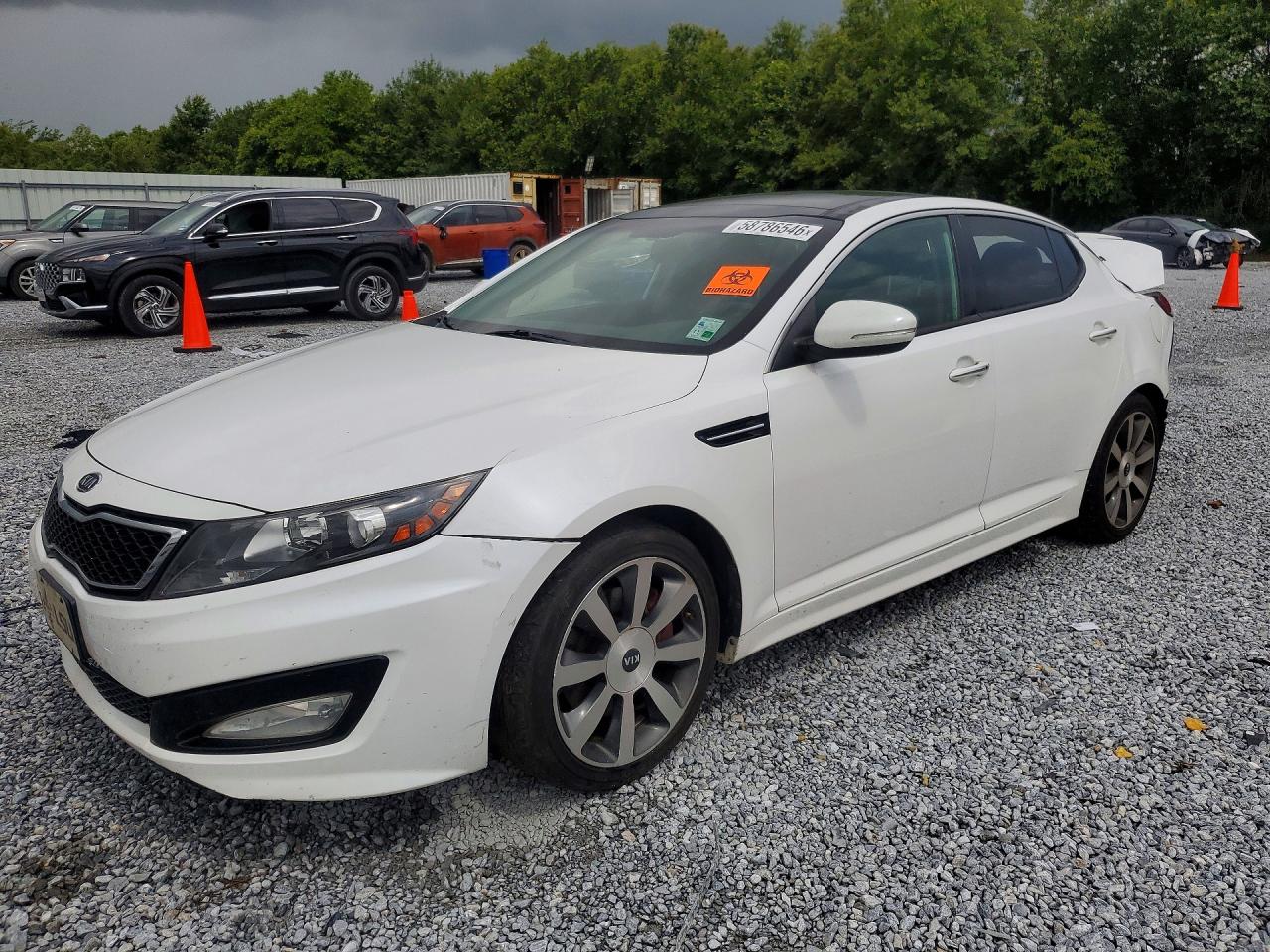 2011 Kia Optima Sx Белый vin: KNAGR4A64B5112835