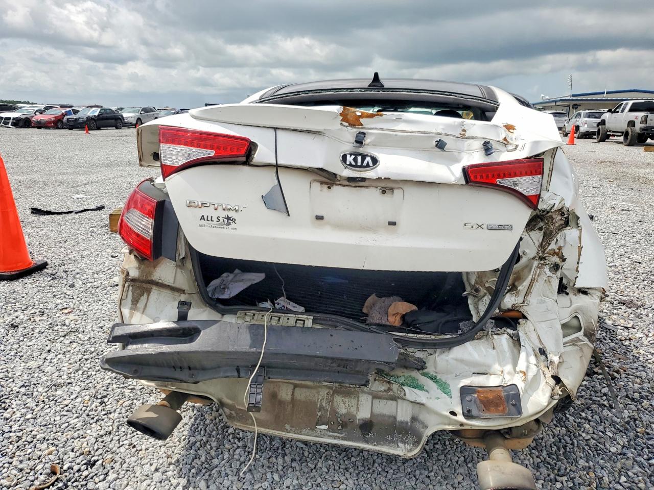2011 Kia Optima Sx Белый vin: KNAGR4A64B5112835