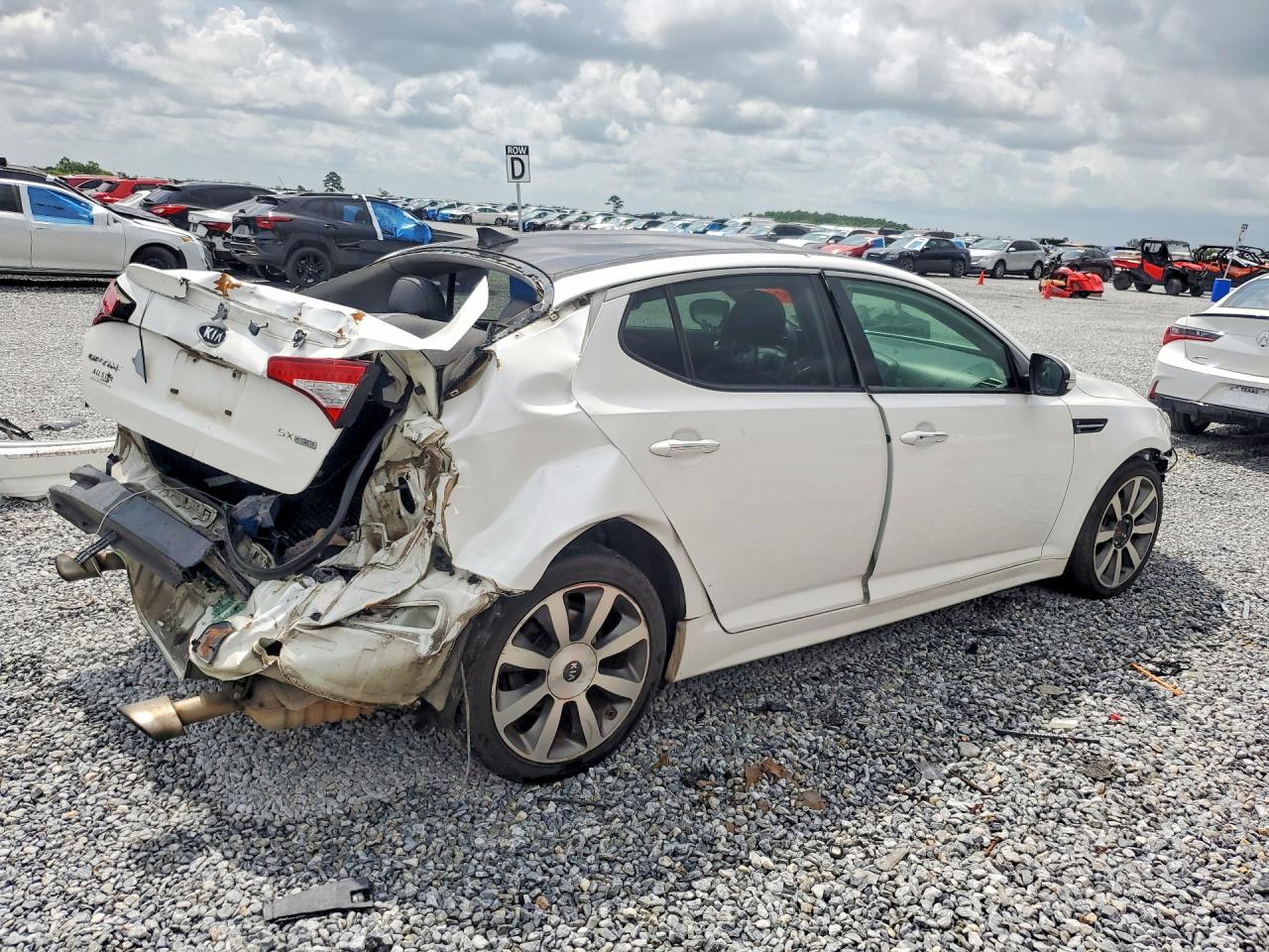 2011 Kia Optima Sx Белый vin: KNAGR4A64B5112835