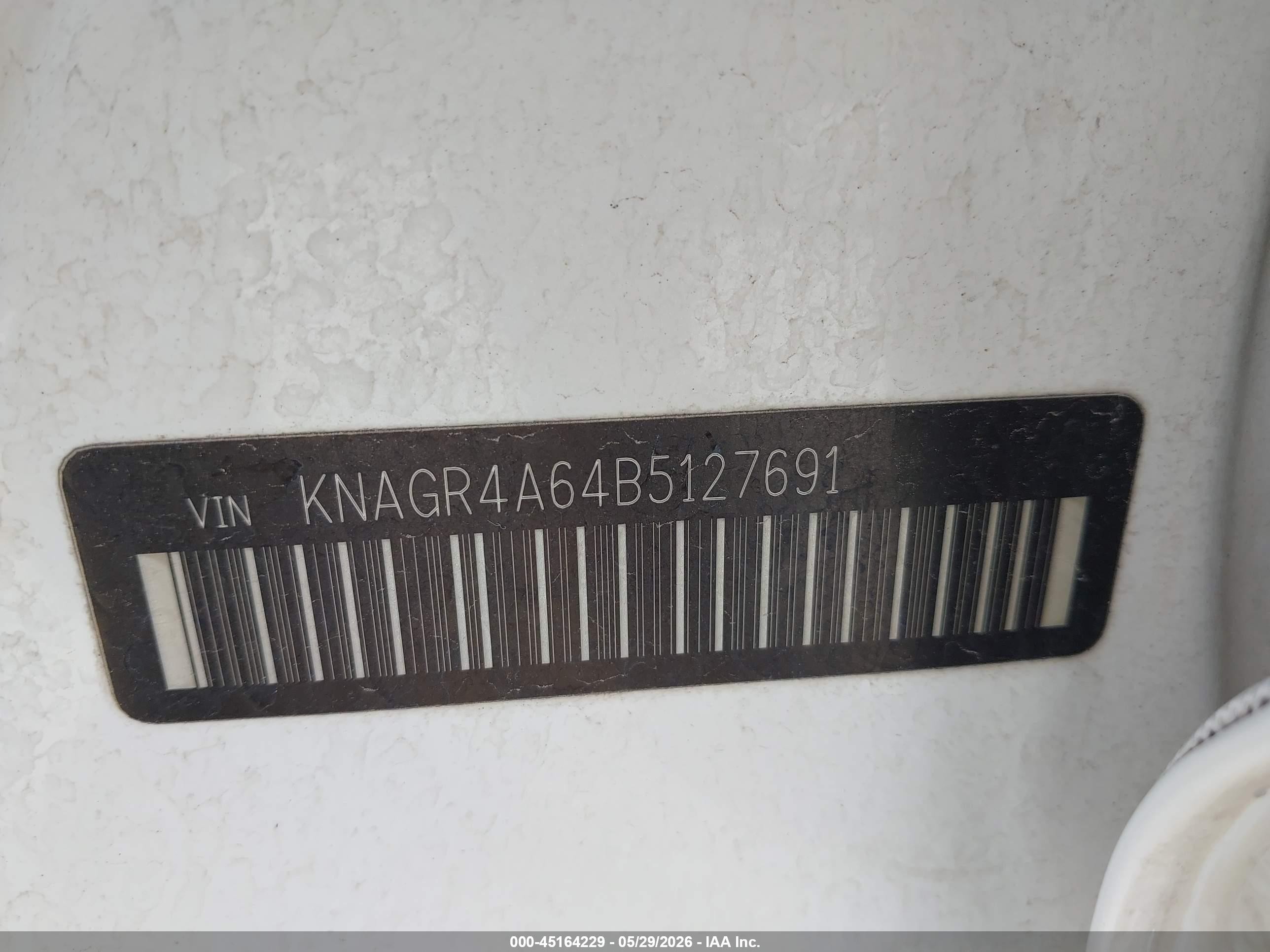 2011 Kia Optima Sx White vin: KNAGR4A64B5127691