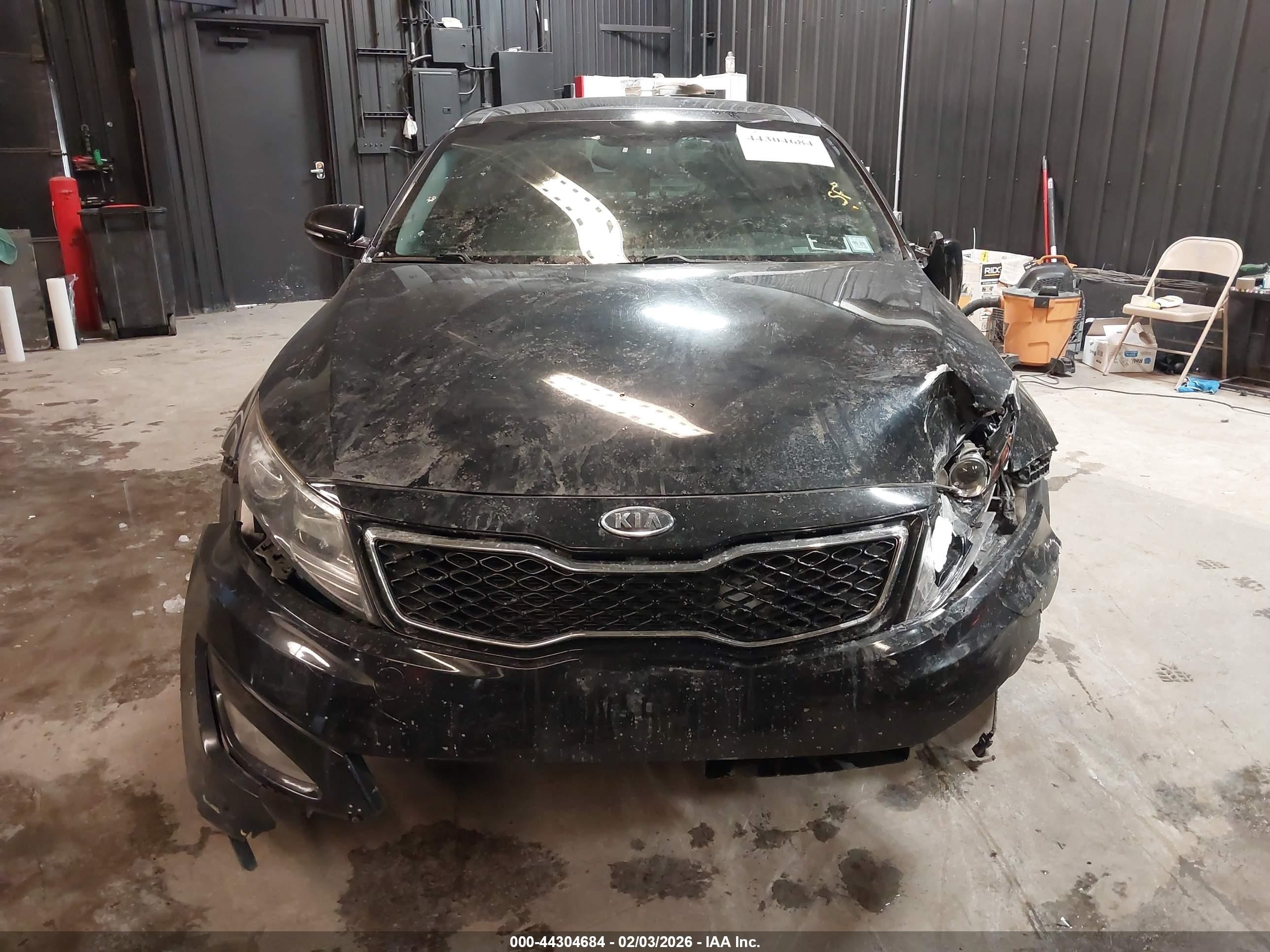 2011 Kia Optima Sx Black vin: KNAGR4A65B5090358