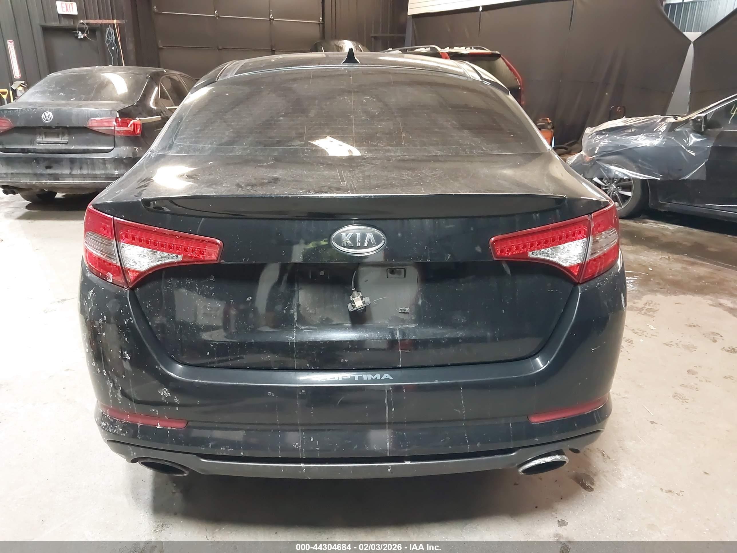 2011 Kia Optima Sx Black vin: KNAGR4A65B5090358