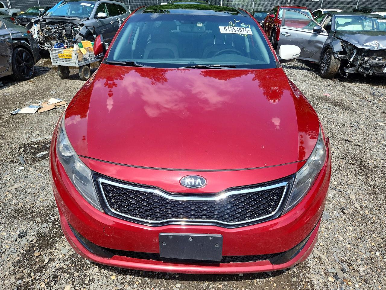 2011 Kia Optima Sx Red vin: KNAGR4A65B5166743