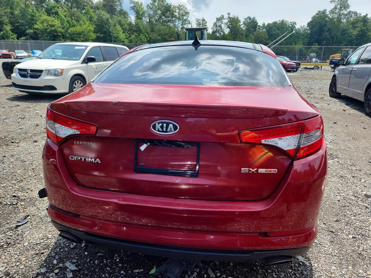 2011 Kia Optima Sx Red vin: KNAGR4A65B5166743