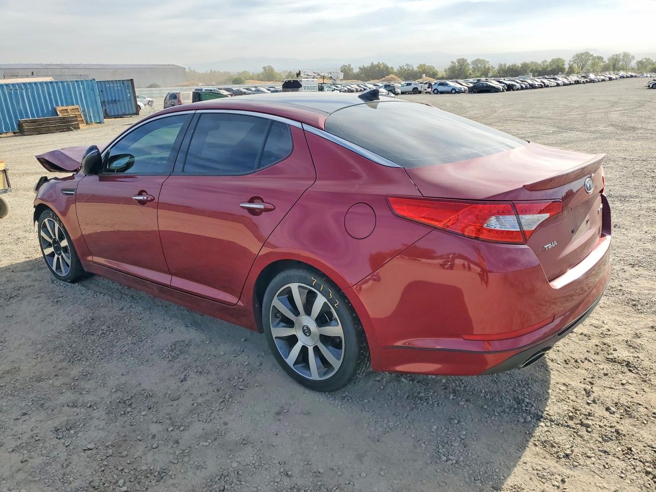 2011 Kia Optima Sx Red vin: KNAGR4A66B5113968