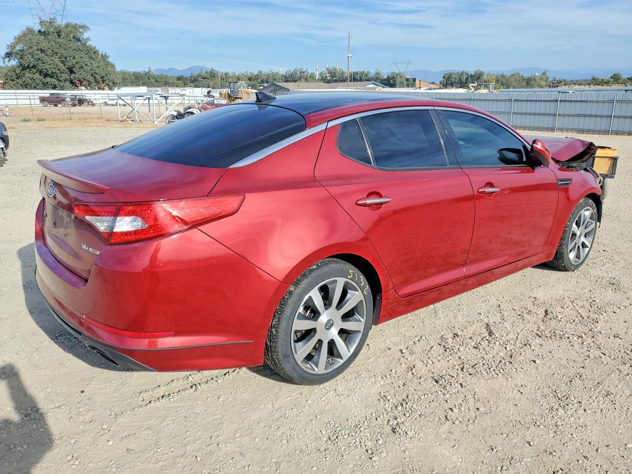 2011 Kia Optima Sx Red vin: KNAGR4A66B5113968