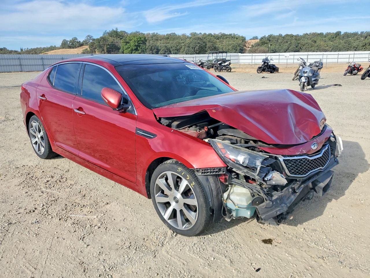 2011 Kia Optima Sx Red vin: KNAGR4A66B5113968