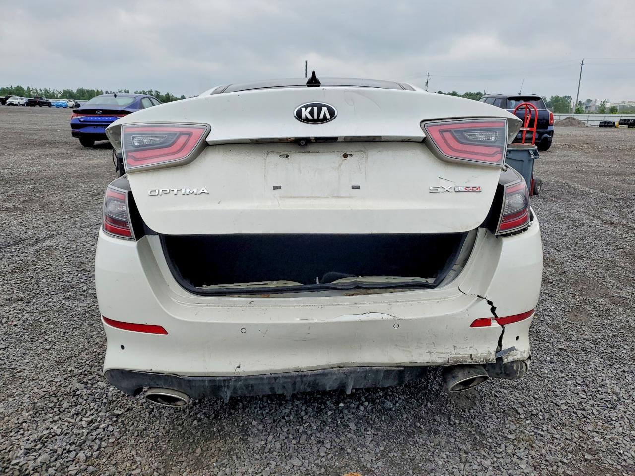 2015 Kia Optima Sx White vin: KNAGR4A66F5627051
