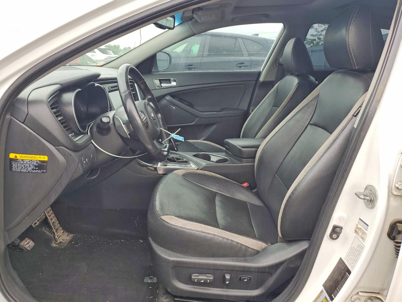 2015 Kia Optima Sx White vin: KNAGR4A66F5627051