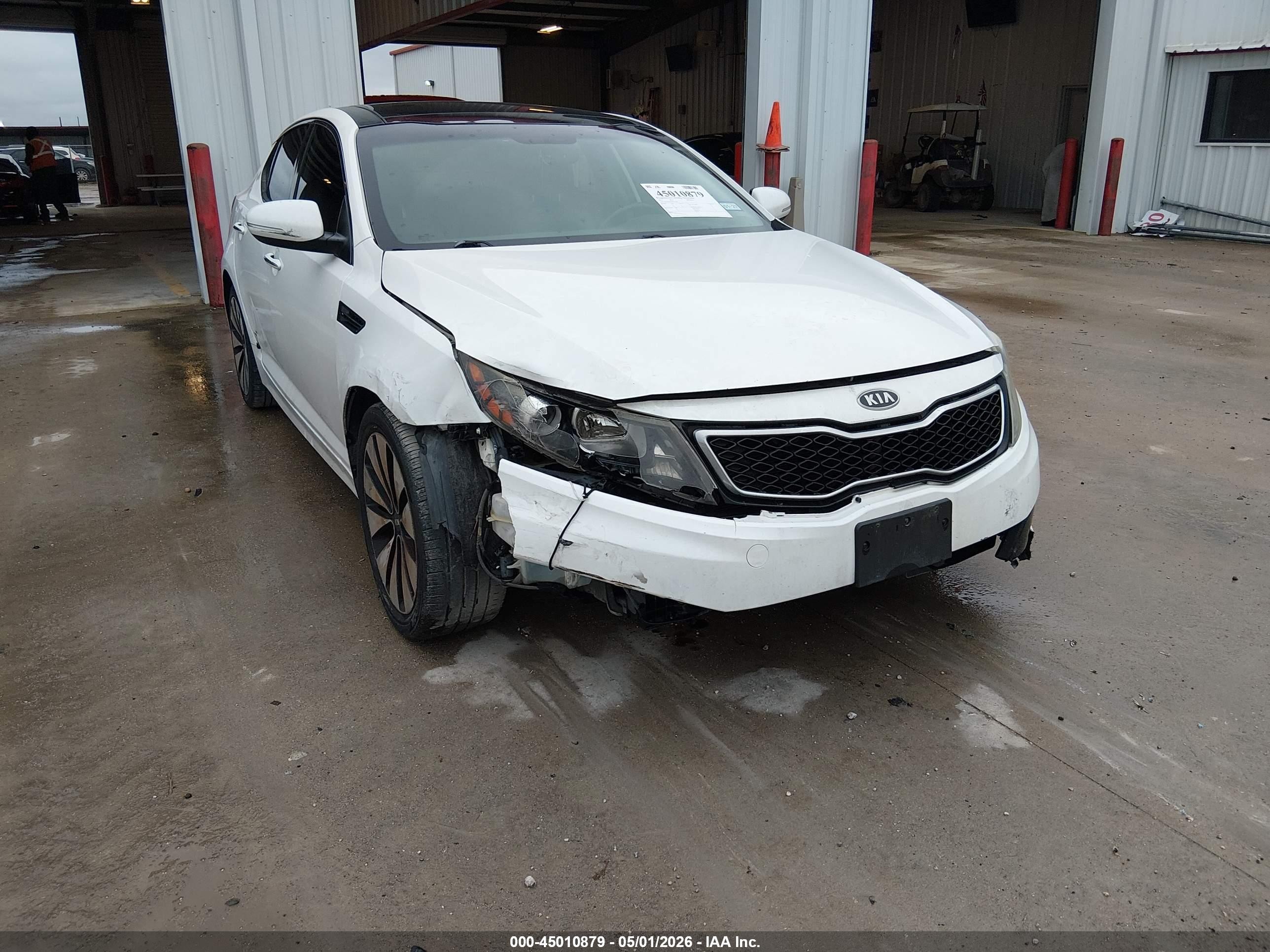 2011 Kia Optima Sx Белый vin: KNAGR4A67B5112683