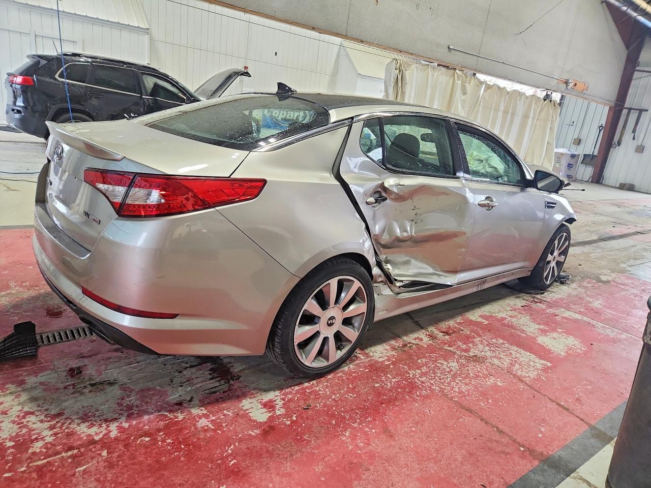 2011 Kia Optima Sx Silver vin: KNAGR4A67B5134036