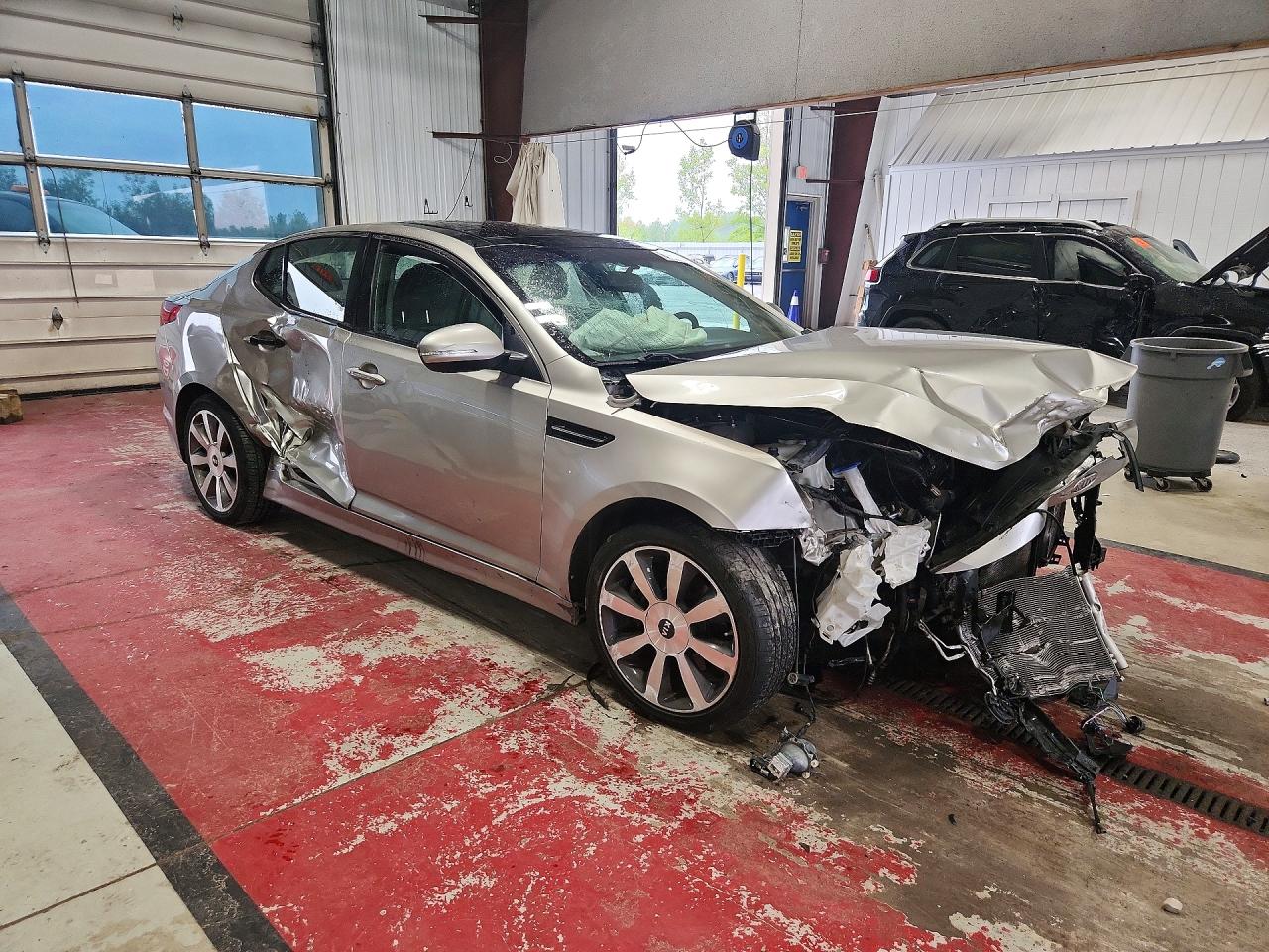 2011 Kia Optima Sx Silver vin: KNAGR4A67B5134036