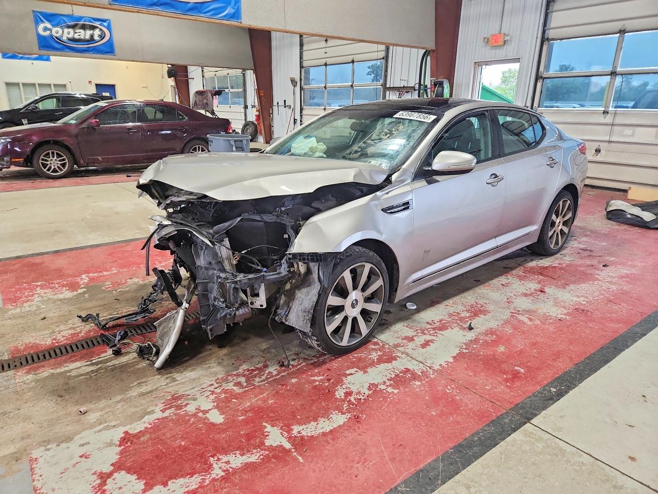 2011 Kia Optima Sx Silver vin: KNAGR4A67B5134036