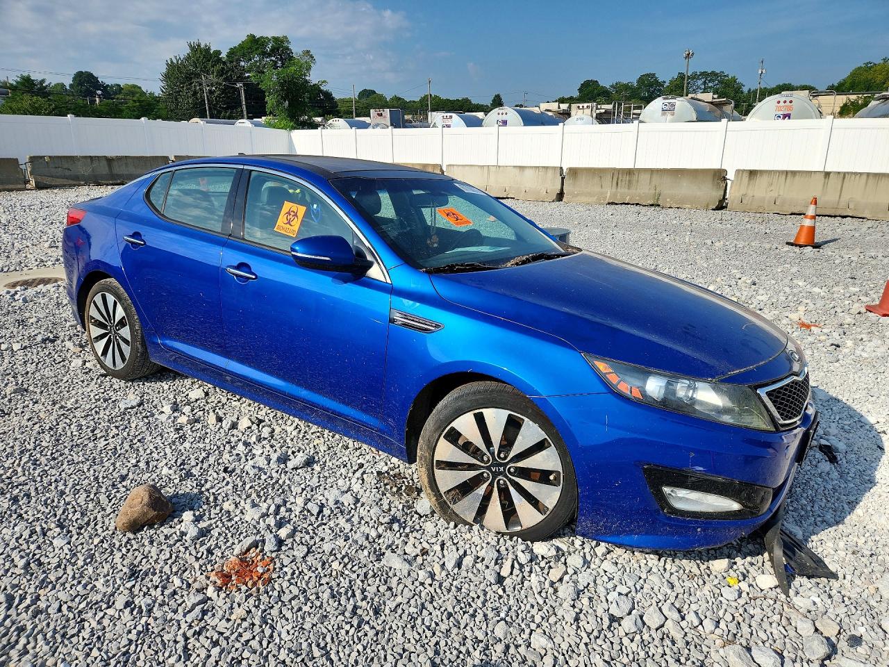 2011 Kia Optima Sx Blue vin: KNAGR4A67B5185083