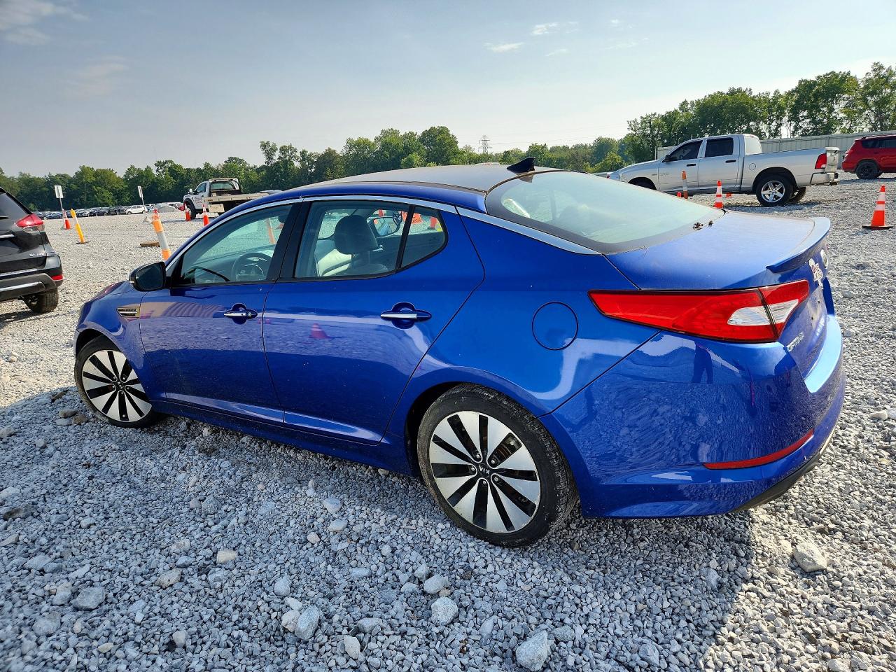 2011 Kia Optima Sx Blue vin: KNAGR4A67B5185083