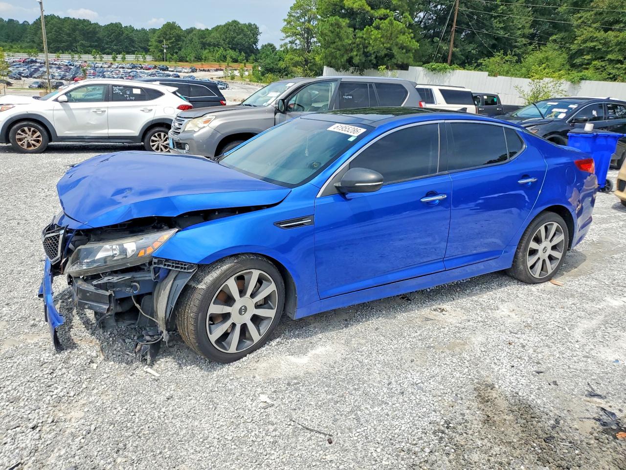 2011 Kia Optima Sx Blue vin: KNAGR4A68B5152027