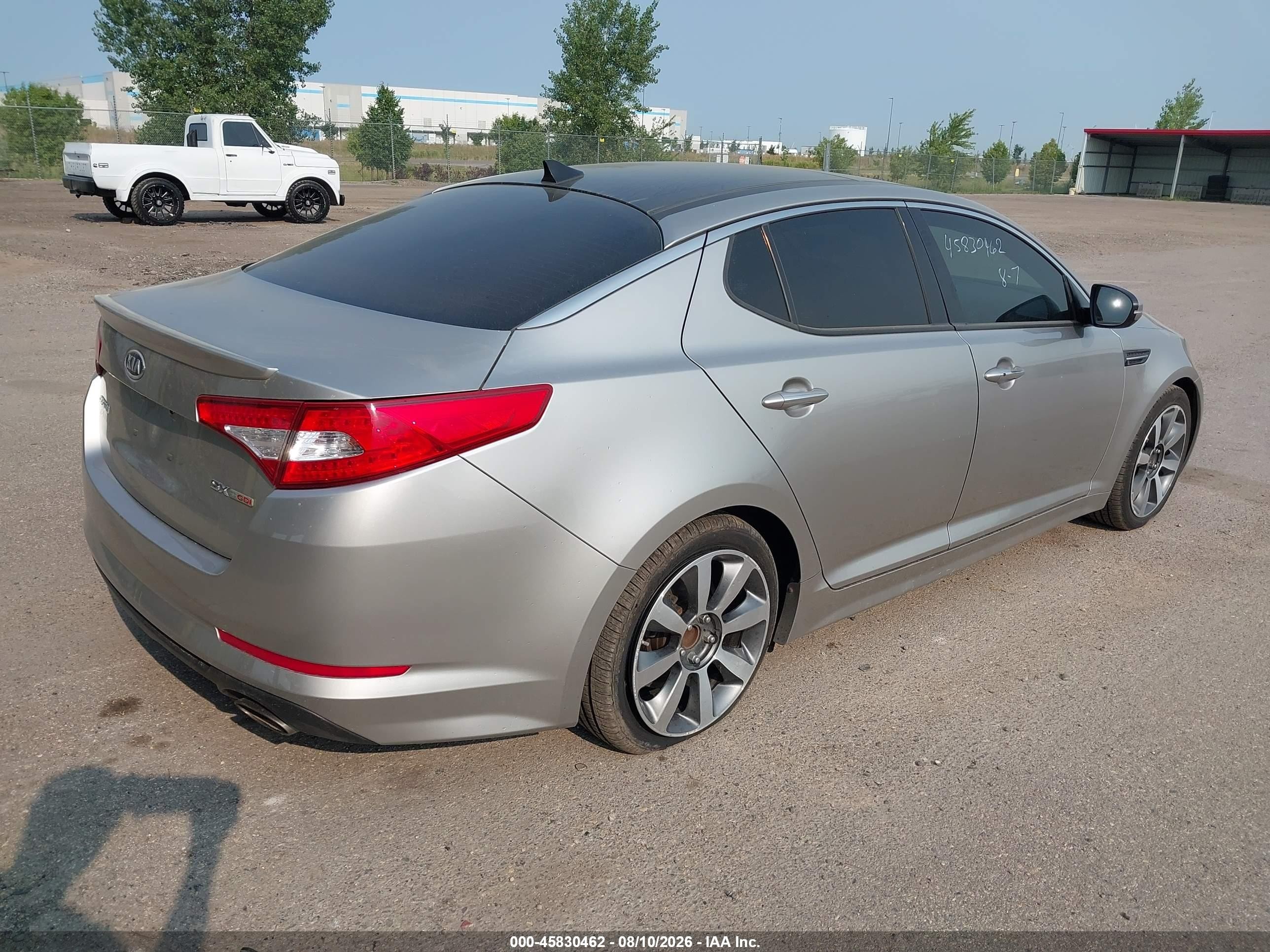 2011 Kia Optima Sx Серебряный vin: KNAGR4A69B5111647