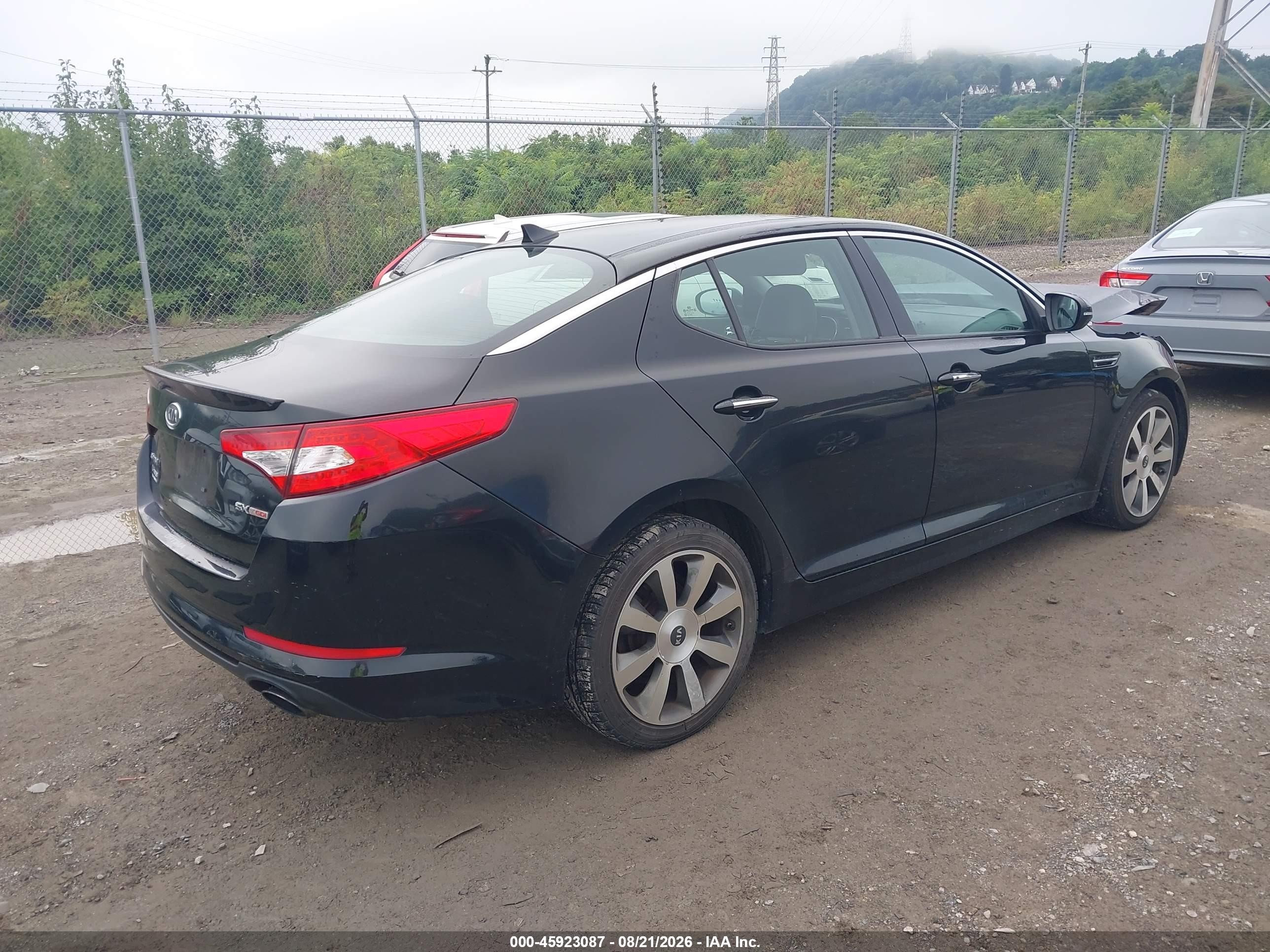 2011 Kia Optima Sx Black vin: KNAGR4A6XB5115738