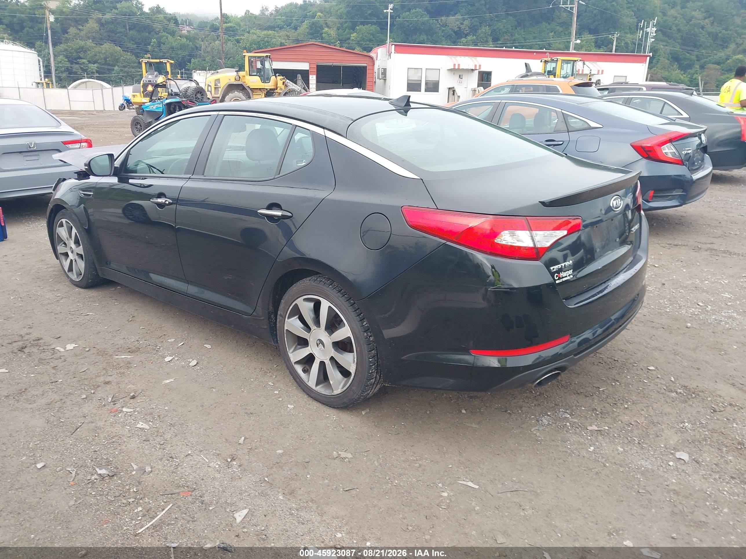 2011 Kia Optima Sx Black vin: KNAGR4A6XB5115738