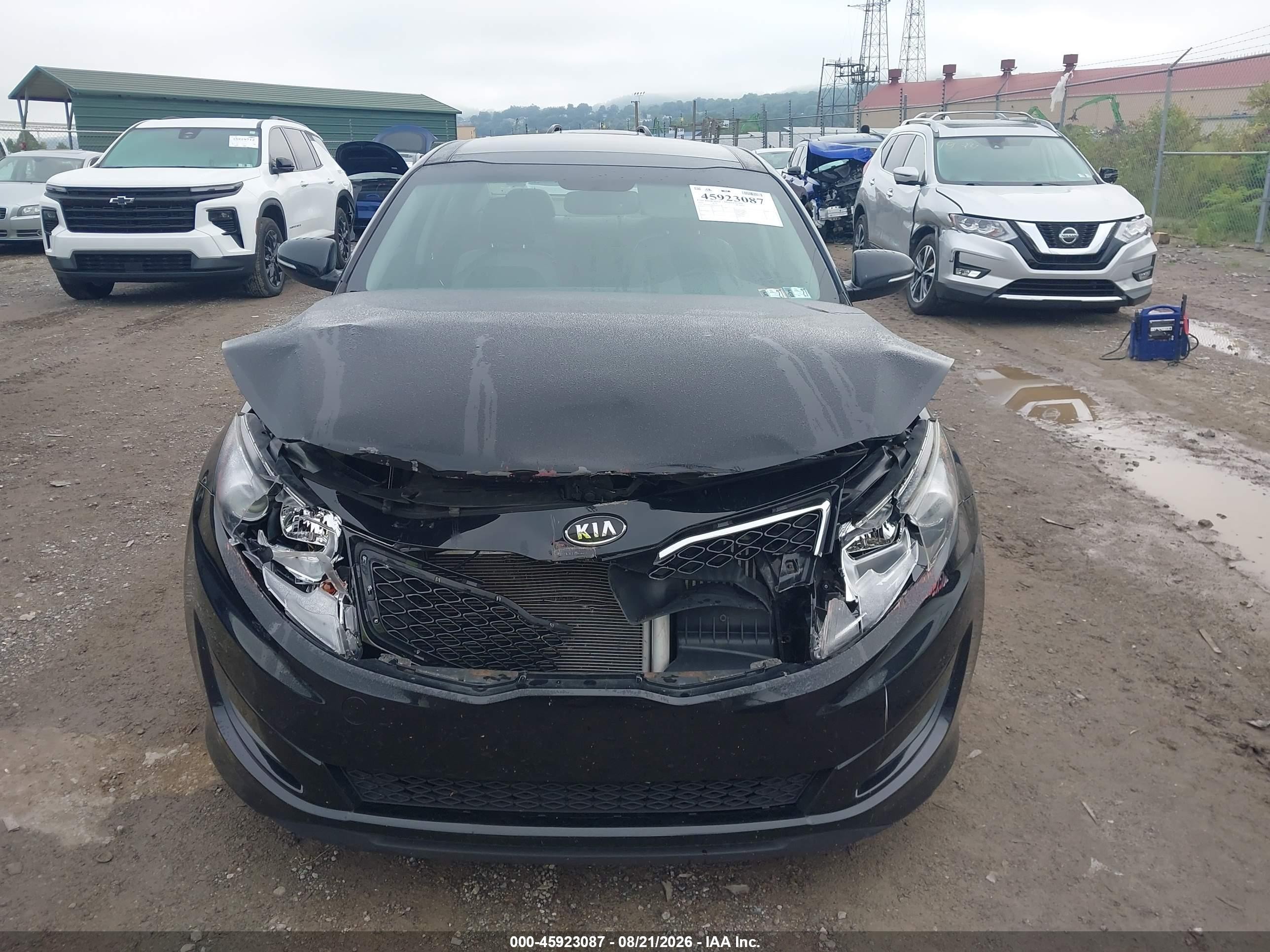 2011 Kia Optima Sx Black vin: KNAGR4A6XB5115738