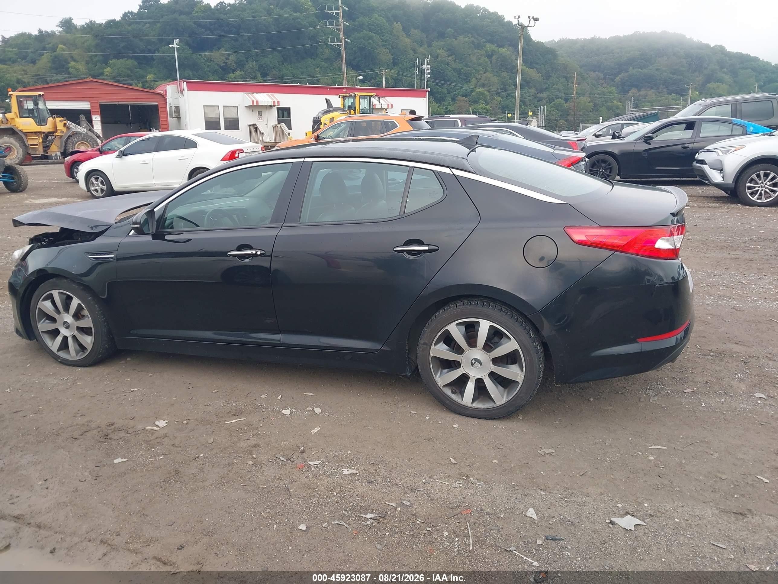 2011 Kia Optima Sx Black vin: KNAGR4A6XB5115738