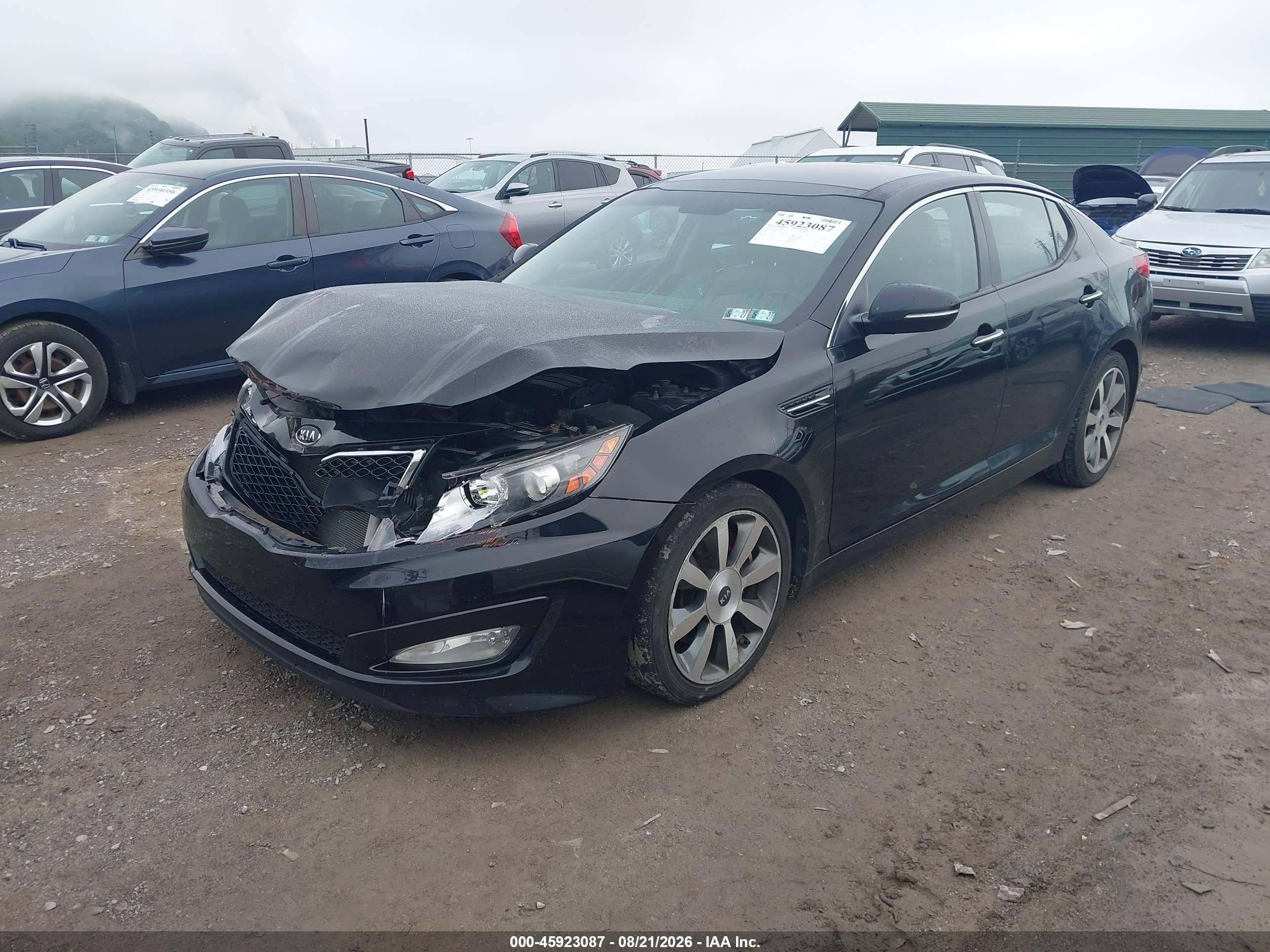 2011 Kia Optima Sx Black vin: KNAGR4A6XB5115738