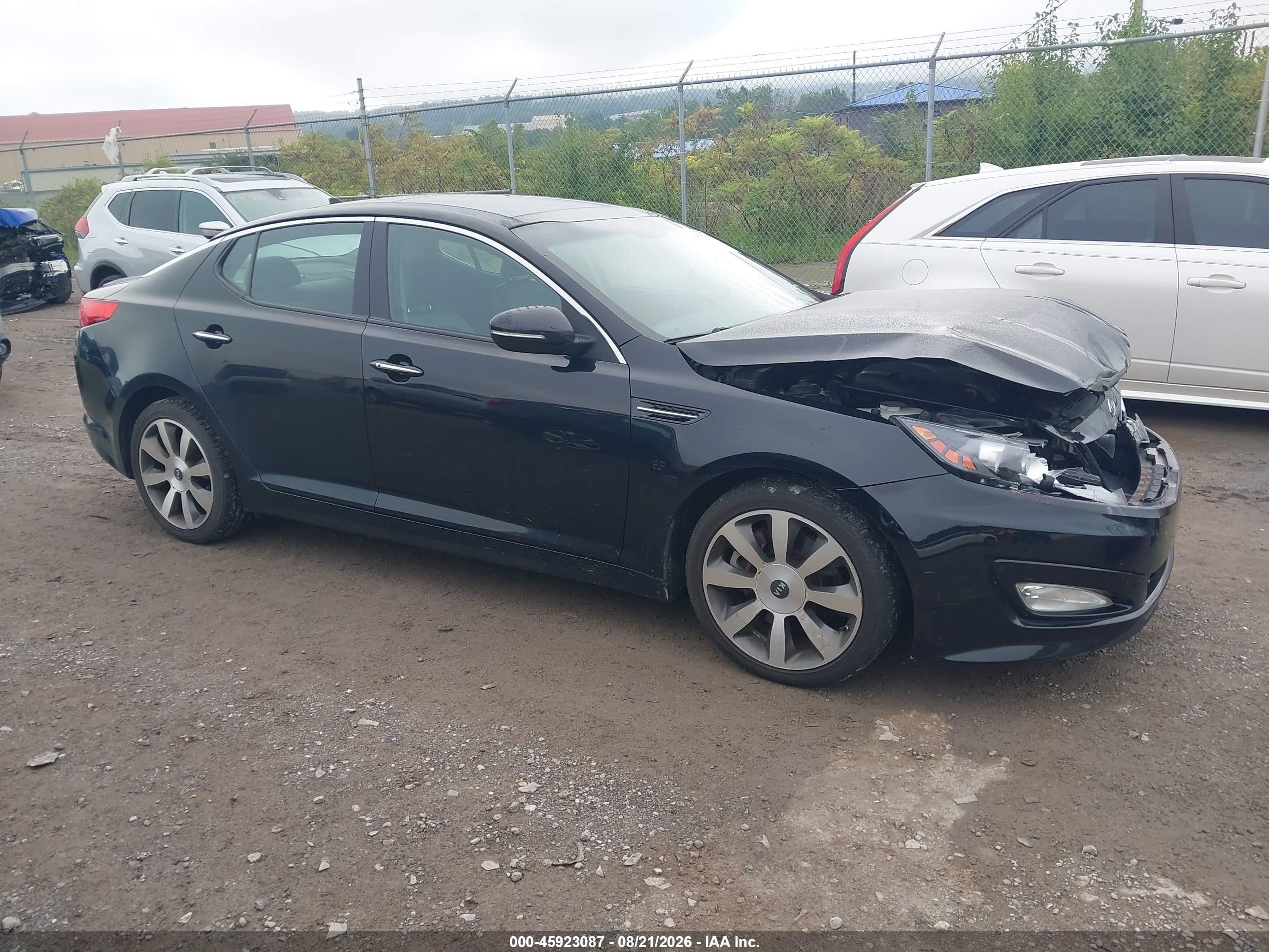 2011 Kia Optima Sx Black vin: KNAGR4A6XB5115738
