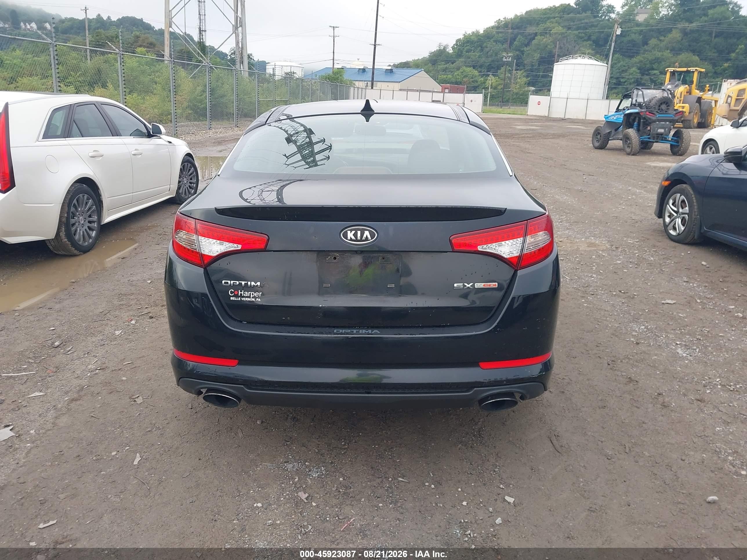 2011 Kia Optima Sx Black vin: KNAGR4A6XB5115738