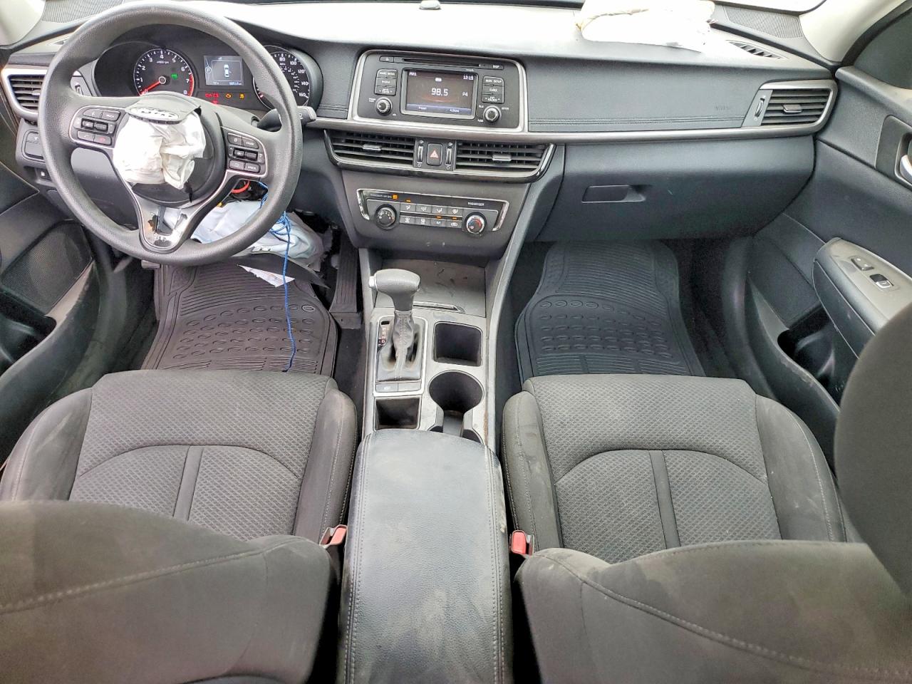 2016 Kia Optima Lx White vin: KNAGT4L34G5103242