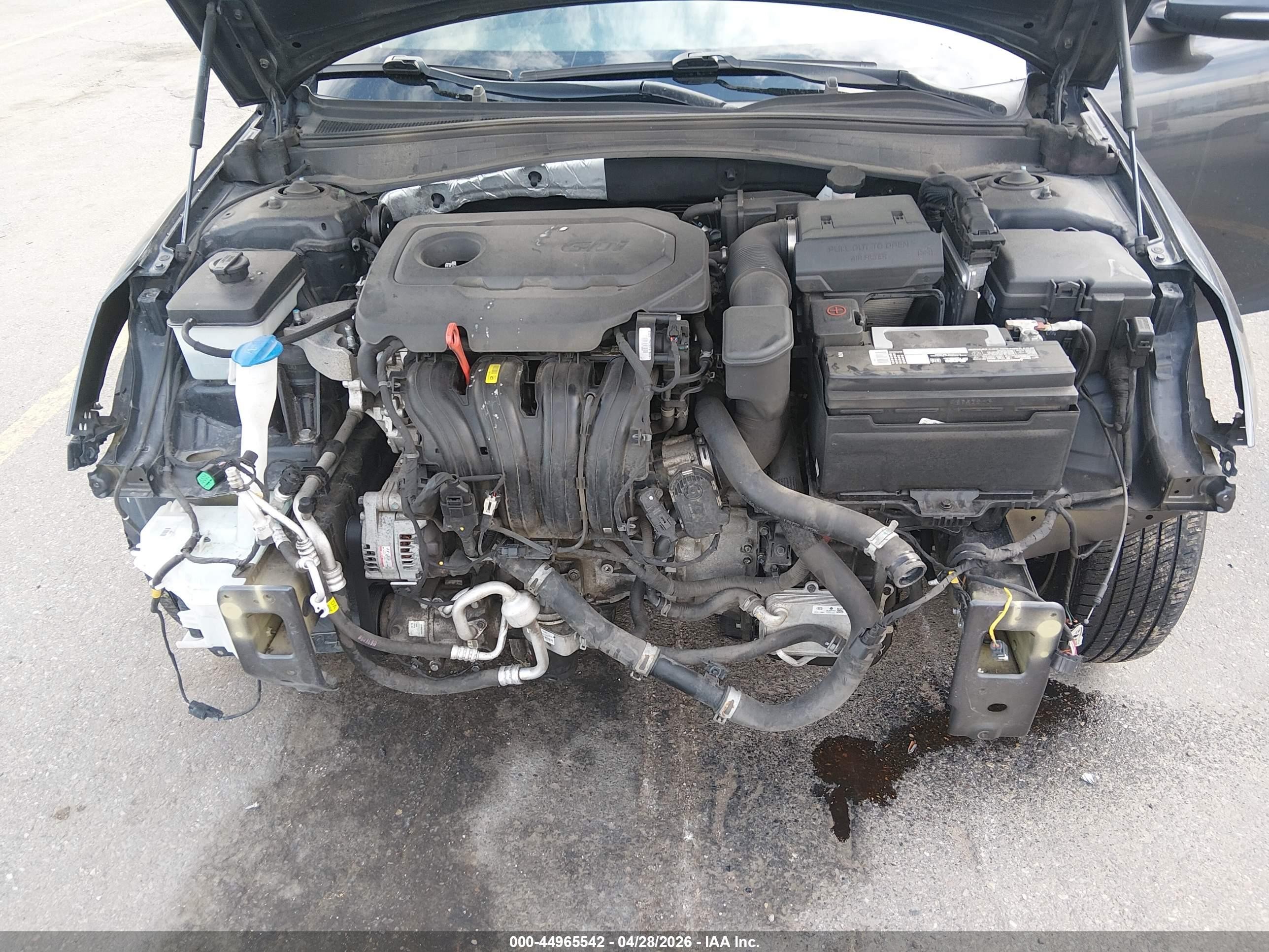 2018 Kia Optima Lx Серый vin: KNAGT4L36J5211272