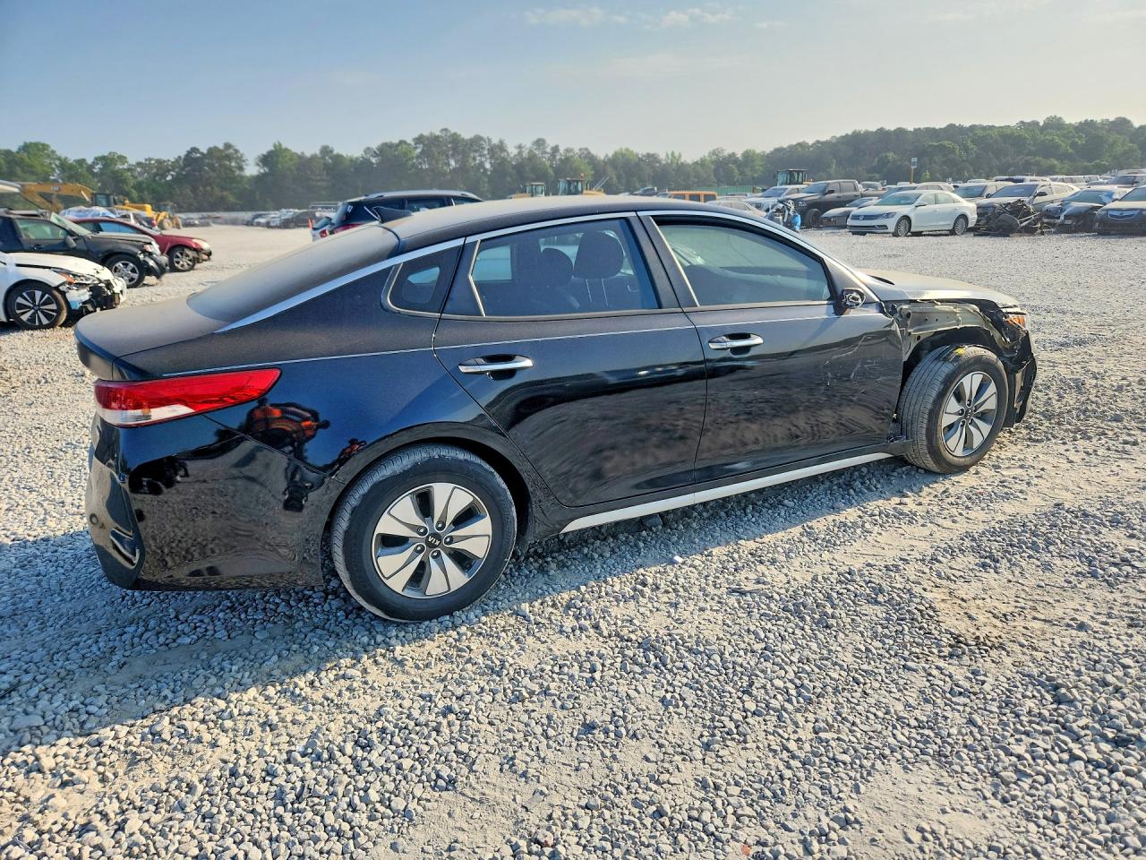 2017 Kia Optima Hybrid Черный vin: KNAGT4LE5H5009888