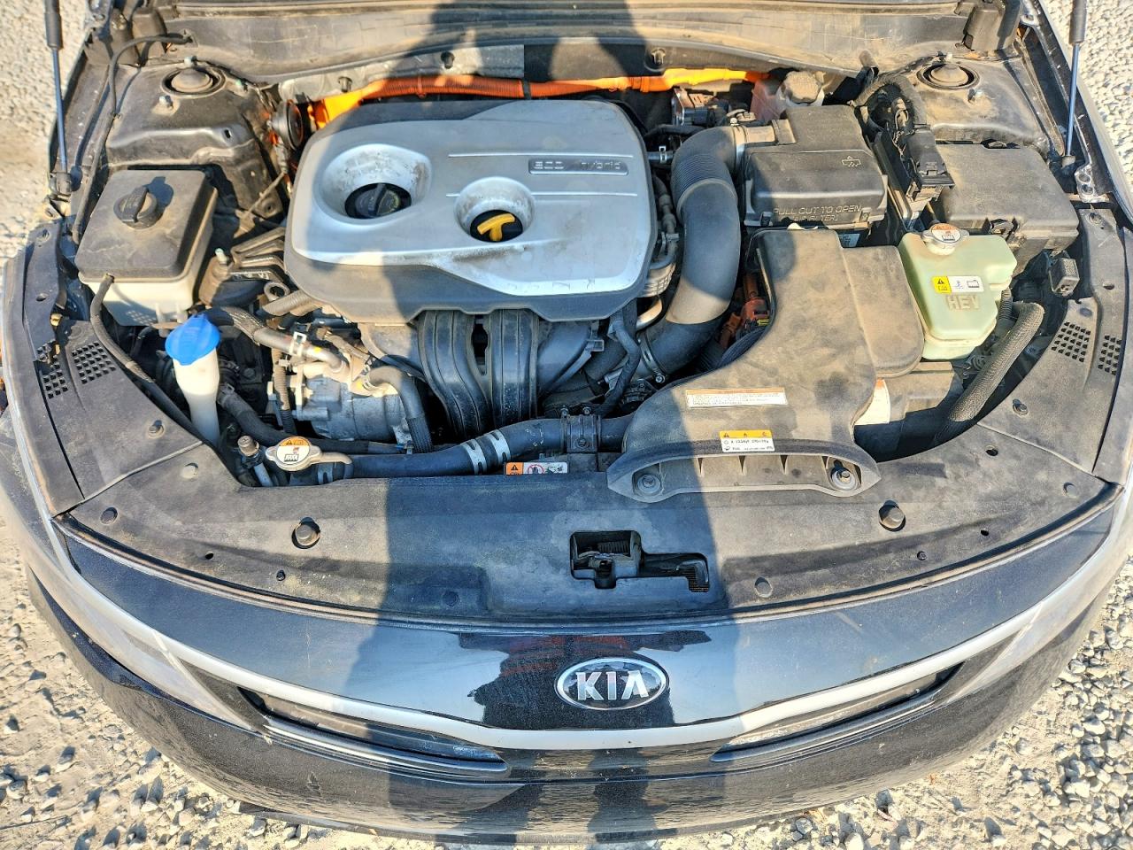 2017 Kia Optima Hybrid Черный vin: KNAGT4LE5H5009888