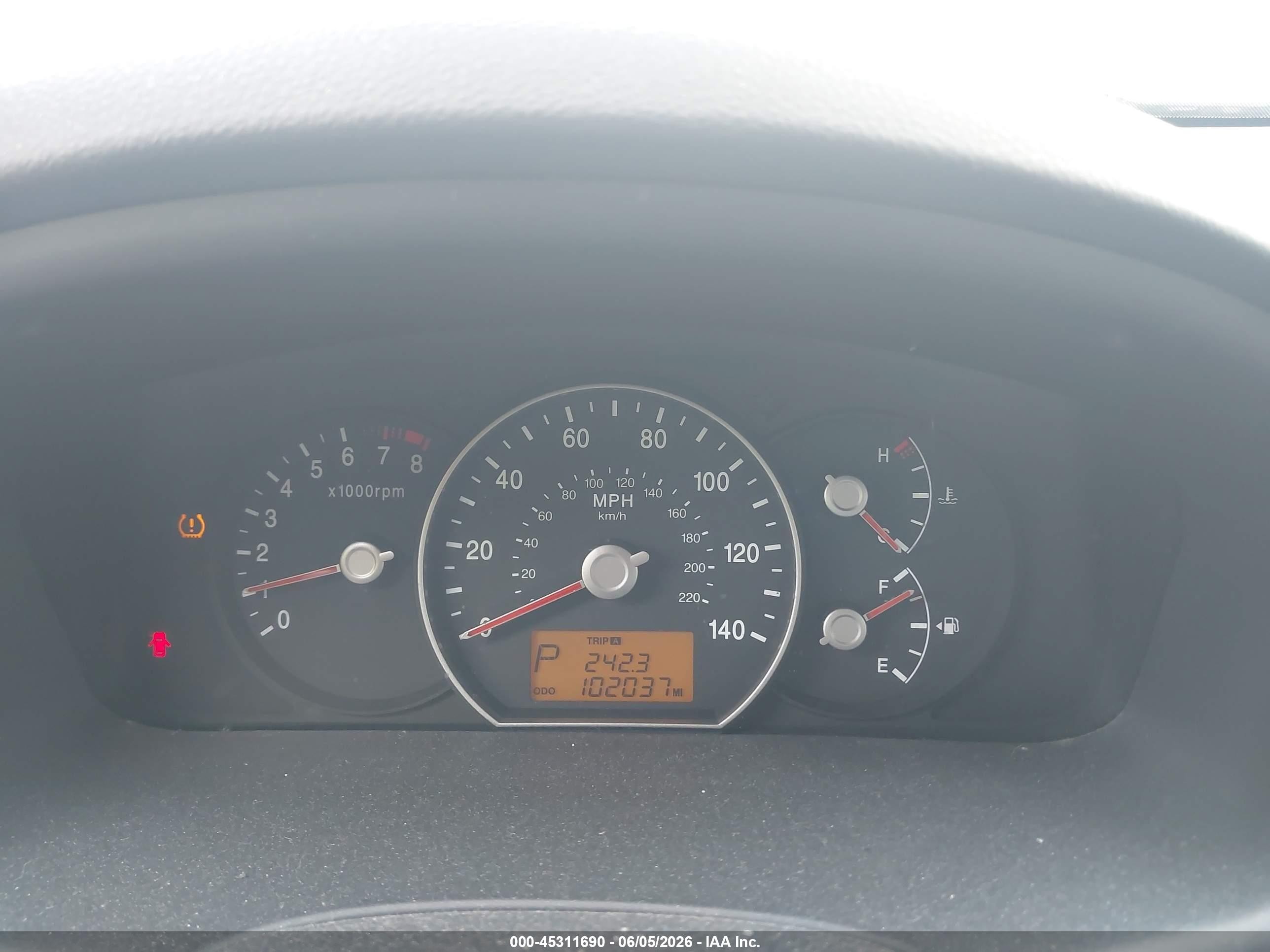 2010 Kia Rondo Lx Blue vin: KNAHG8C80A7303770