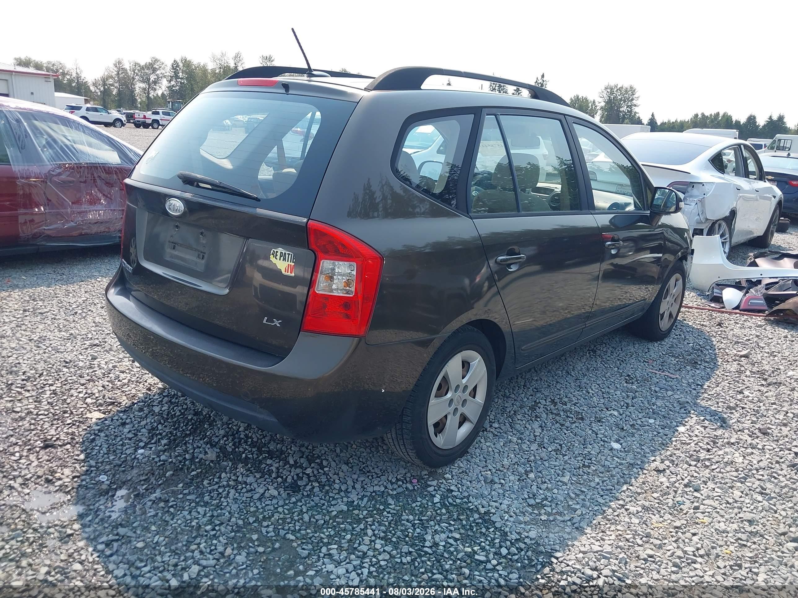 2010 Kia Rondo Lx Brown vin: KNAHG8C97A7302866
