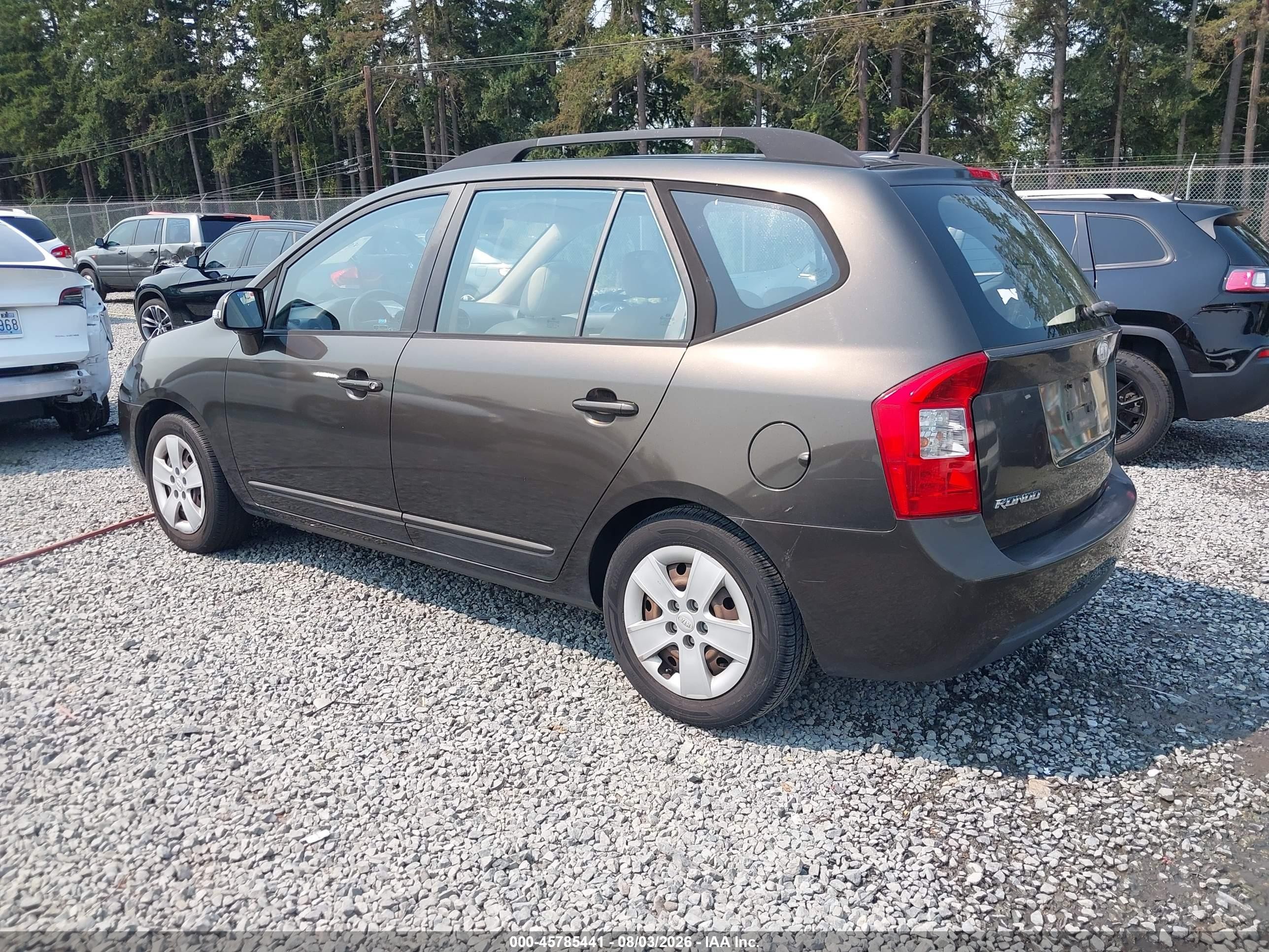 2010 Kia Rondo Lx Brown vin: KNAHG8C97A7302866