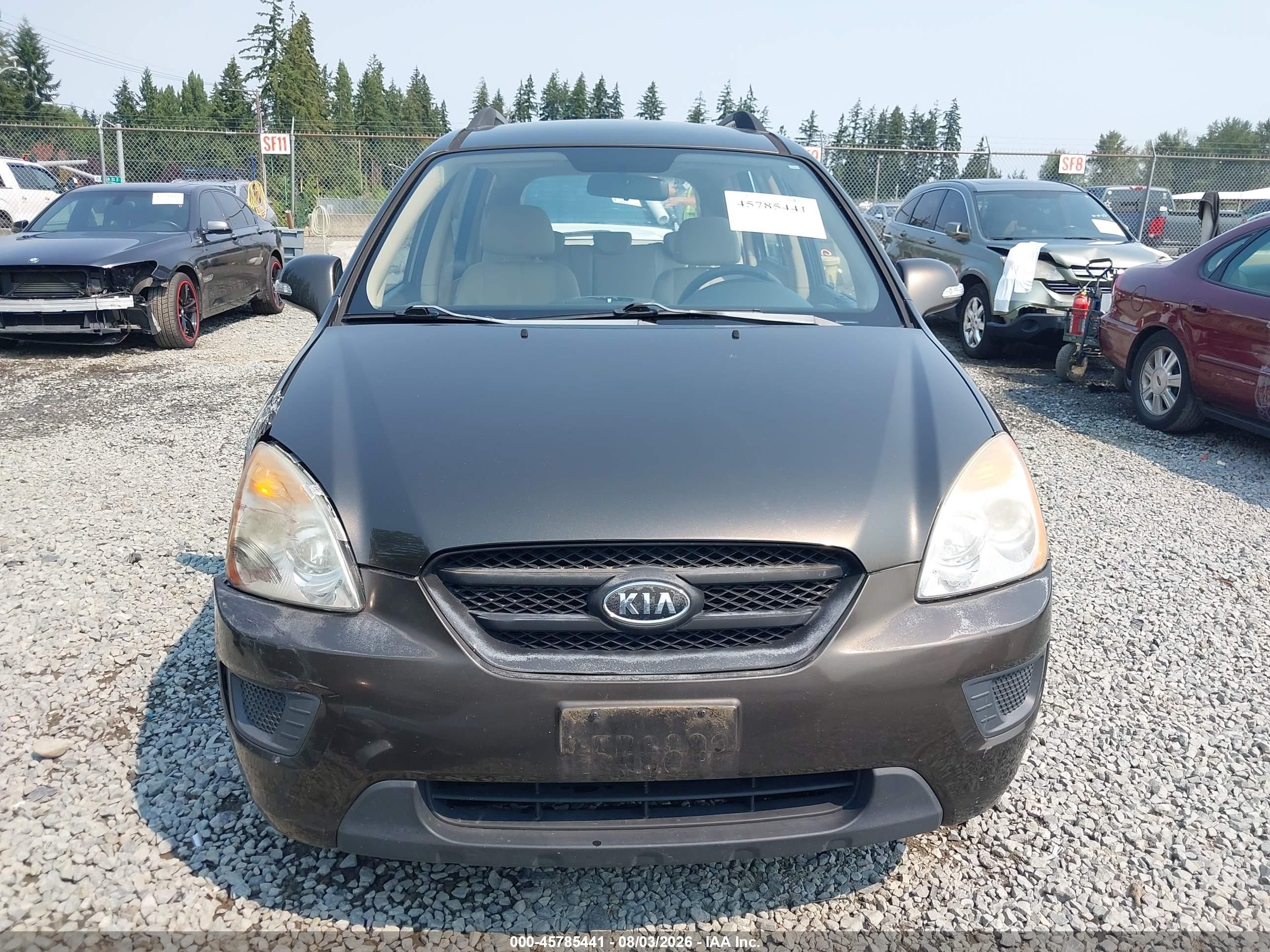 2010 Kia Rondo Lx Brown vin: KNAHG8C97A7302866