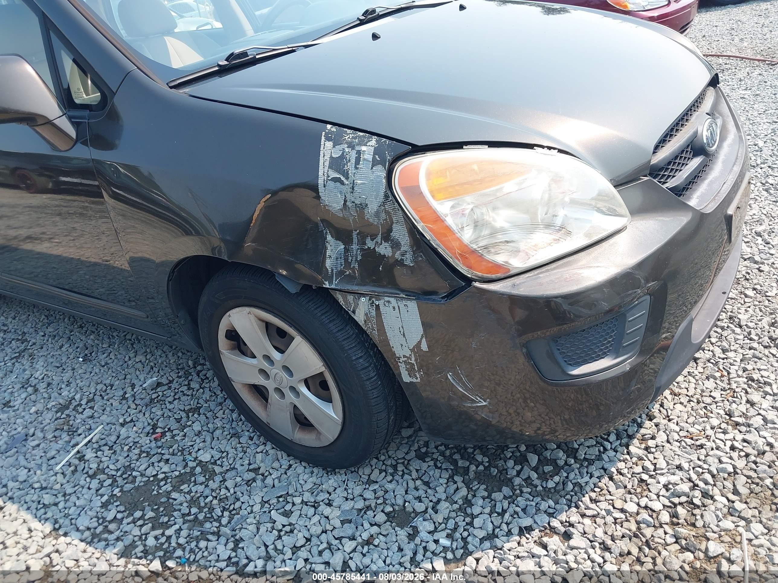 2010 Kia Rondo Lx Brown vin: KNAHG8C97A7302866