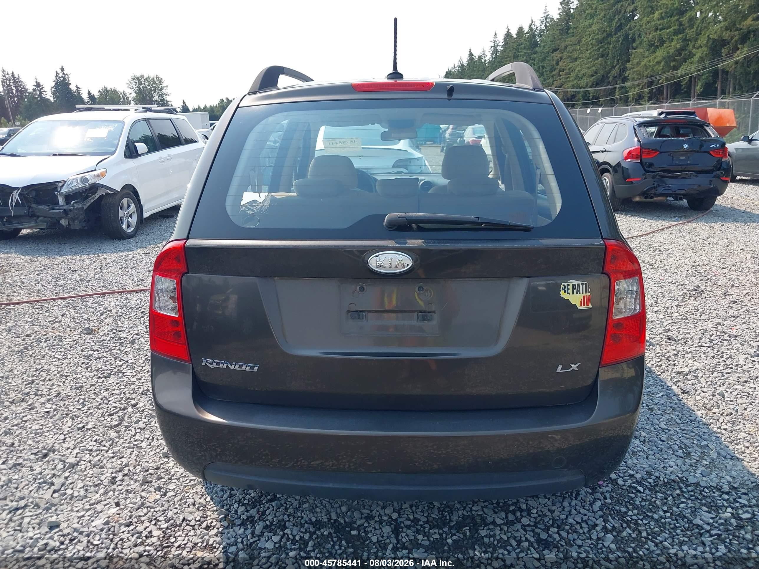 2010 Kia Rondo Lx Brown vin: KNAHG8C97A7302866