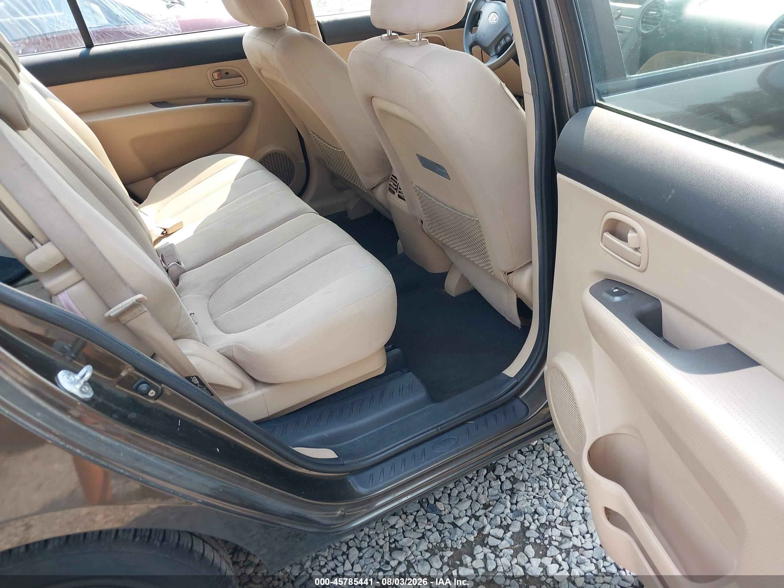 2010 Kia Rondo Lx Brown vin: KNAHG8C97A7302866