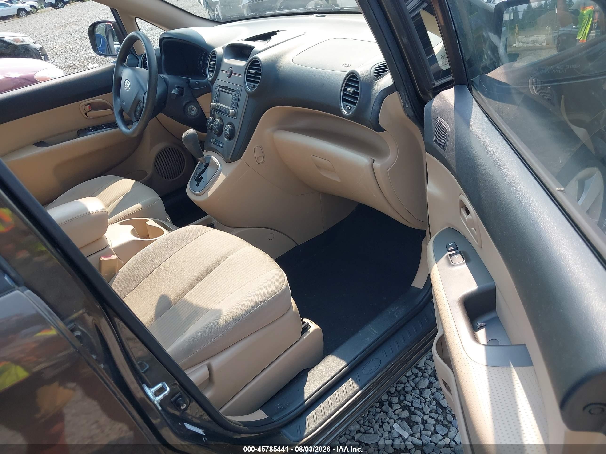 2010 Kia Rondo Lx Brown vin: KNAHG8C97A7302866