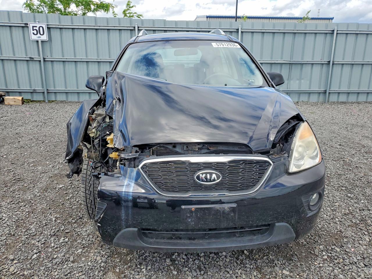2012 Kia Rondo Black vin: KNAHH8A81C7401189