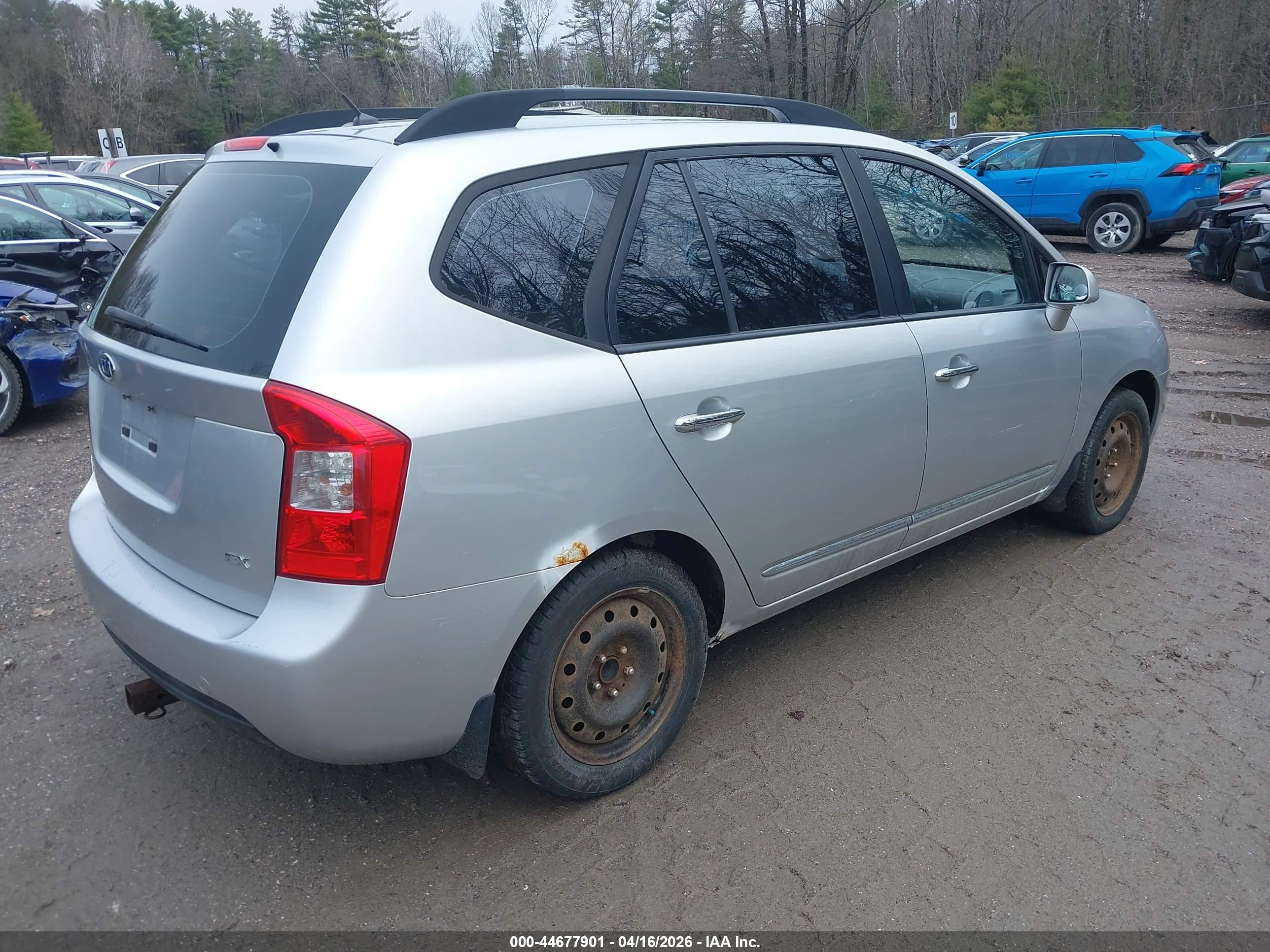 2010 Kia Rondo Ex/ex-premium Silver vin: KNAHH8A84A7305067