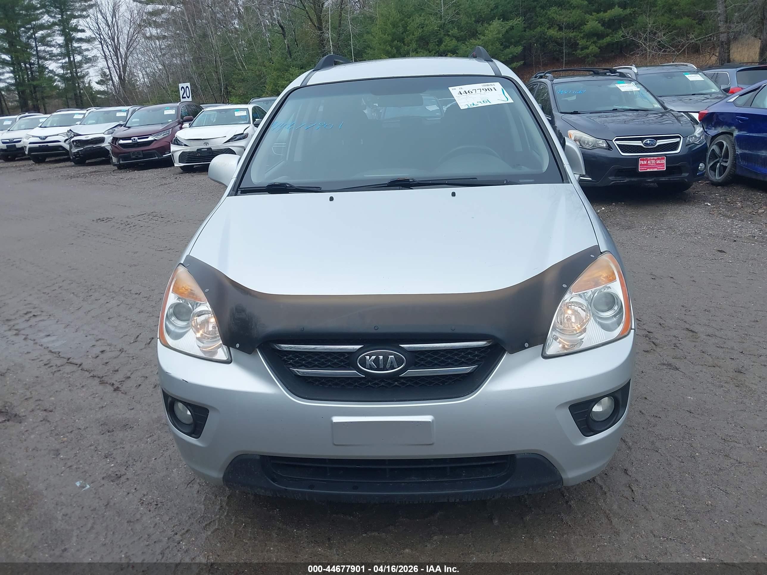 2010 Kia Rondo Ex/ex-premium Silver vin: KNAHH8A84A7305067