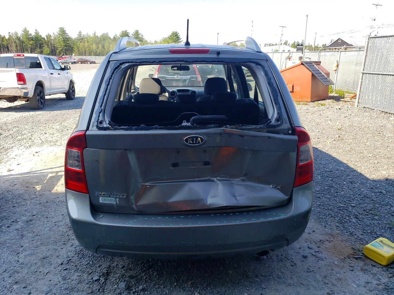 2012 Kia Rondo Ex Серый vin: KNAHH8A88C7406583