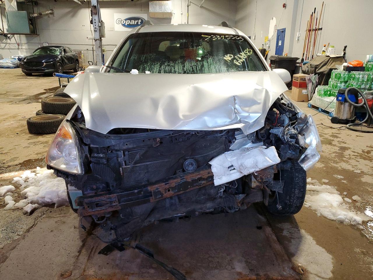 2010 Kia Rondo Ex Серебряный vin: KNAHH8A8XA7327008