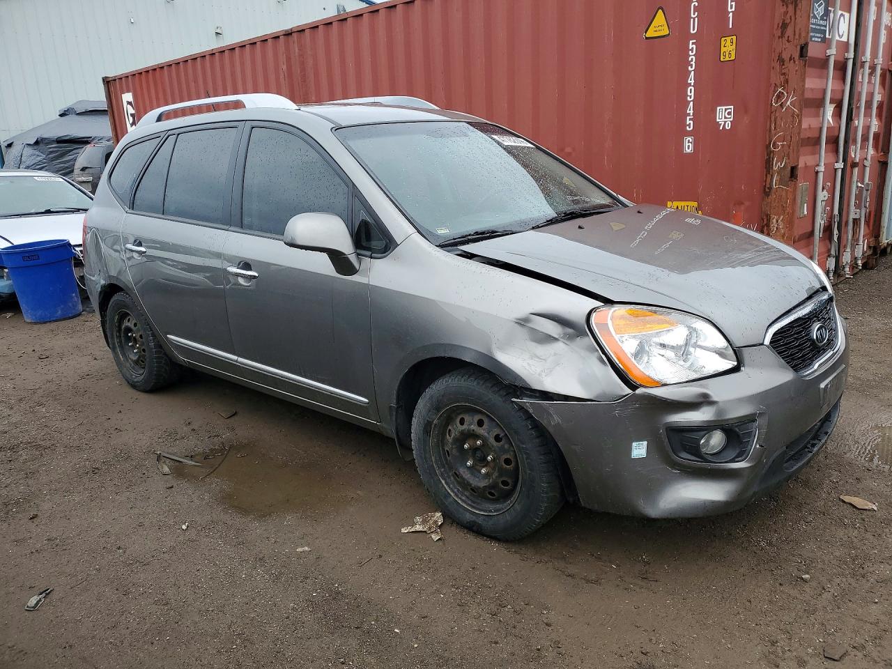 2011 Kia Rondo Серебряный vin: KNAHH8C60B7360130