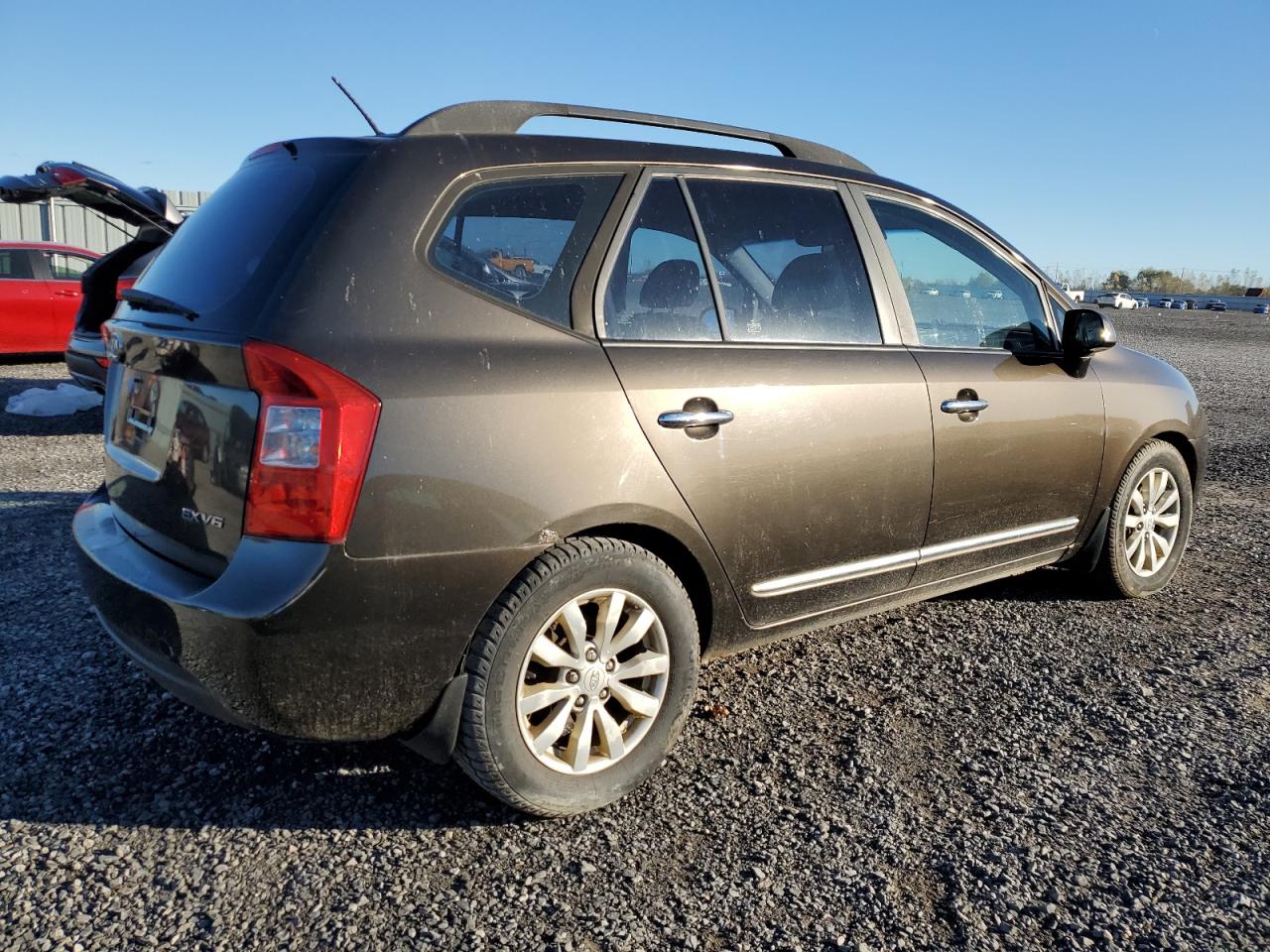 2010 Kia Rondo Ex Brown vin: KNAHH8C61A7322775