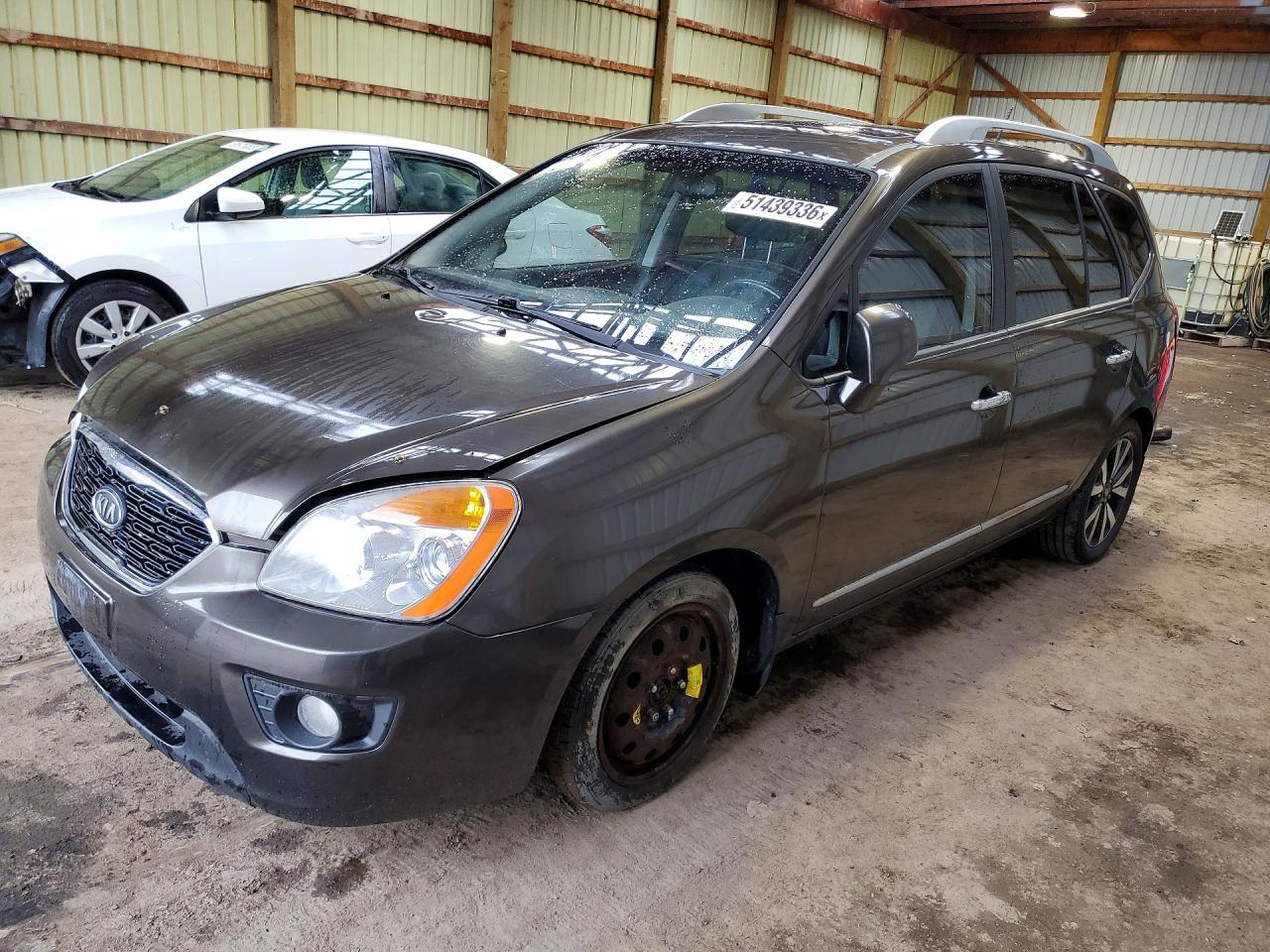 2011 Kia Rondo Brown vin: KNAHH8C61B7343854