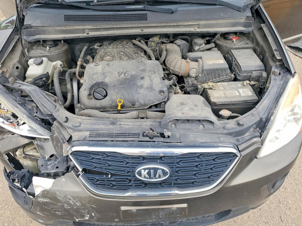 2012 Kia Rondo Gray vin: KNAHH8C67C7377119