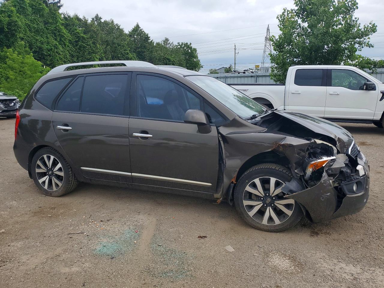 2012 Kia Rondo Gray vin: KNAHH8C67C7377119